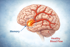 How mixed dementia affects different areas of the brain 